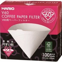 Hario V60 Size 02 Coffee Paper Filters Box