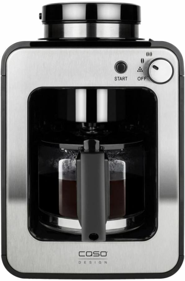 CASO Coffee Compact Coffee Maker With Integrated Grinder 1 CASO Coffee Compact Coffee Maker With Integrated Grinder