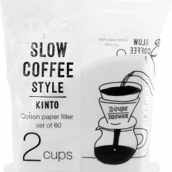 Kinto SCS Cotton Paper FIlter 2 Cups, 60 Pcs