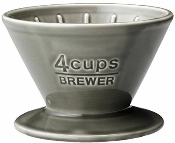 Kinto SCS Brewer Ceramic Coffee Dripper 4 Cups 1 Kinto SCS Brewer Ceramic Coffee Dripper 4 Cups