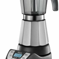 DeLonghi EMKP 63.B Alicia Plus Electric Stovetop Espresso Maker, 3 & 6 Cups