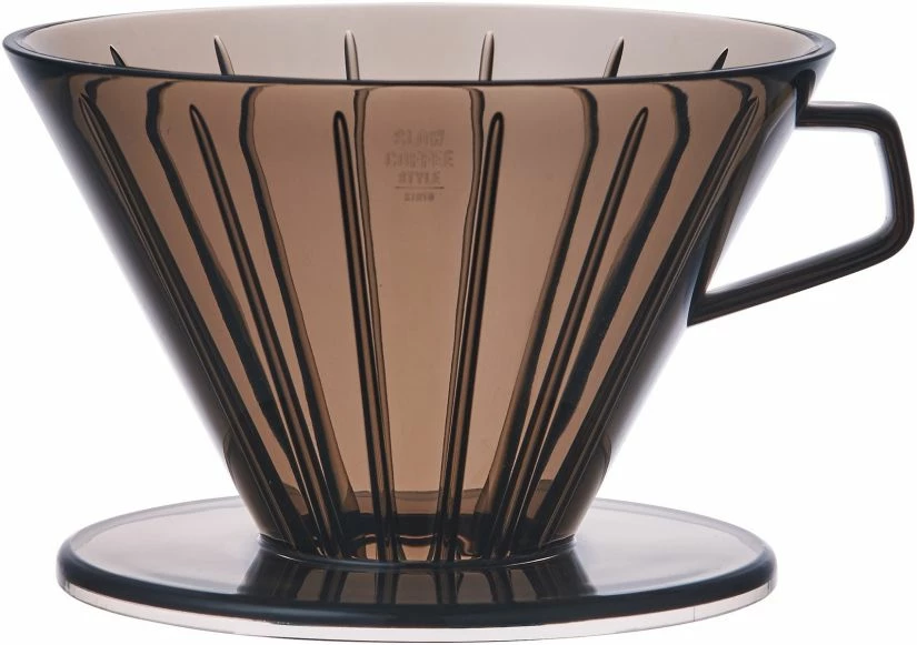 Kinto SCS Brewer Plastic Coffee Dripper 4 Cups, Clear Grey 1 Kinto SCS Brewer Plastic Coffee Dripper 4 Cups, Clear Grey
