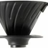 Hario V60 Steel Dripper Size 02 With Silicone Base, Matte Black