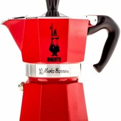 Bialetti Moka Express Stovetop Espresso Maker, Red