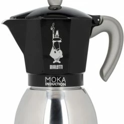 Bialetti Moka Induction Black Stovetop Espresso Maker