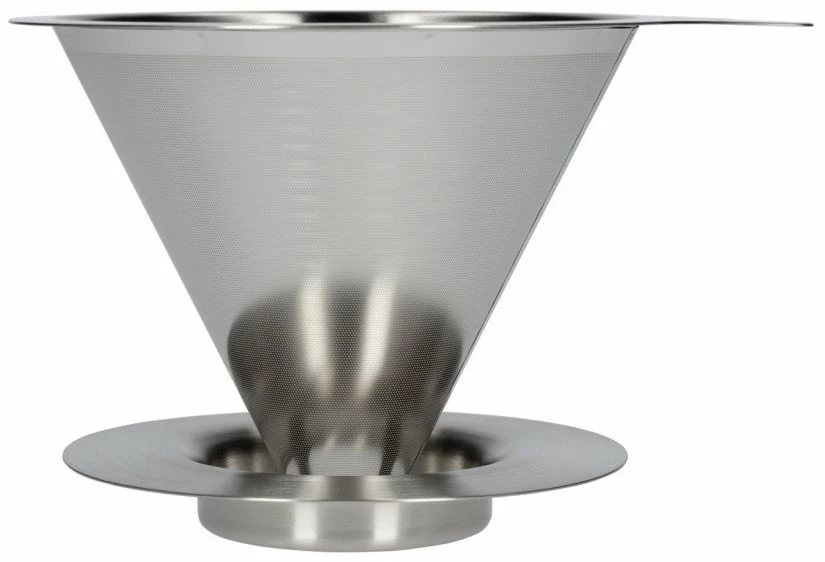 Hario Double Mesh Metal Dripper V60-02 1 Hario Double Mesh Metal Dripper V60-02