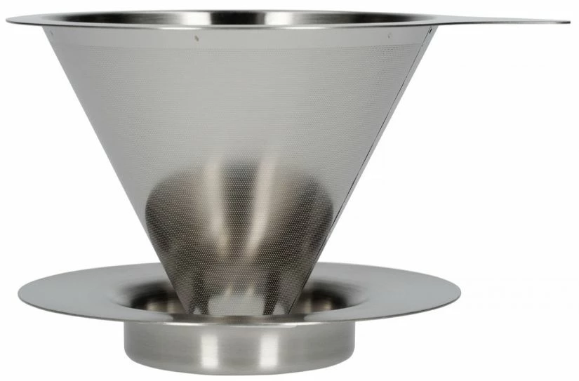 Hario Double Mesh Metal Dripper V60-01 1 Hario Double Mesh Metal Dripper V60-01
