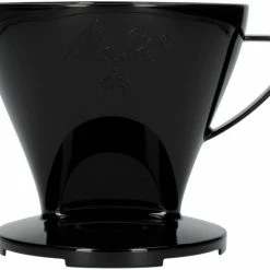 Melitta Pour Over Plastic Coffee Filter 1x4, Black