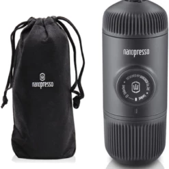 Wacaco Nanopresso Portable Espresso Maker + Bag, Grey