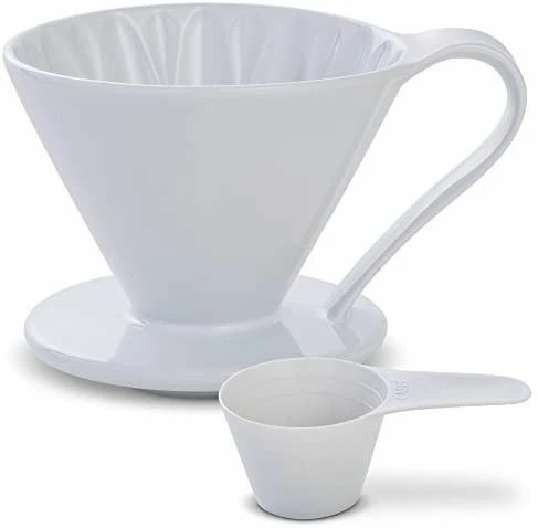 CAFEC Arita Ware Flower Dripper 4 Cup 1 CAFEC Arita Ware Flower Dripper 4 Cup