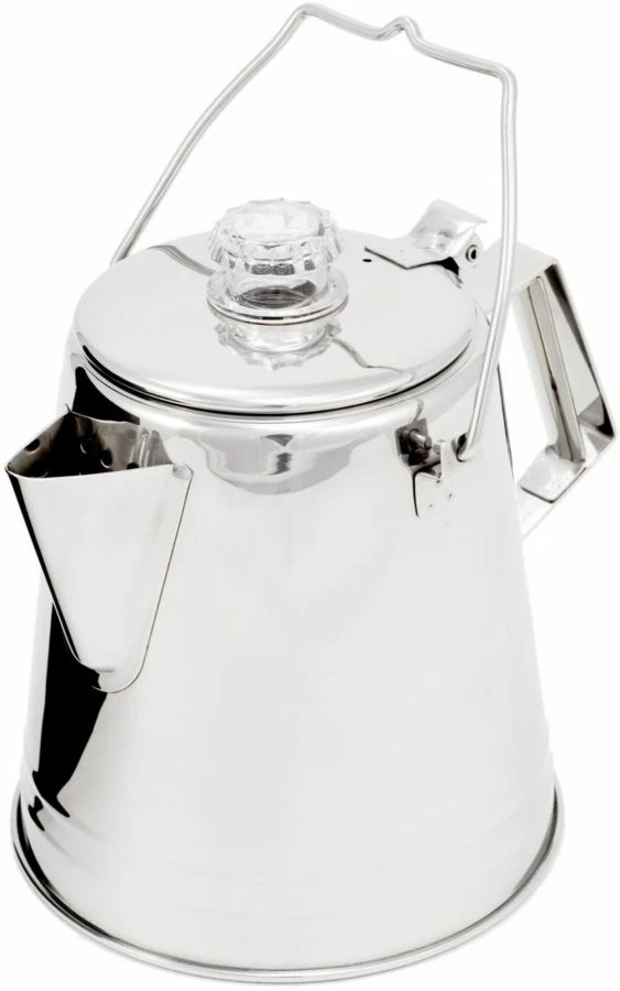 GSI Outdoors Glacier Stainless Coffee Percolator 1 GSI Outdoors Glacier Stainless Coffee Percolator