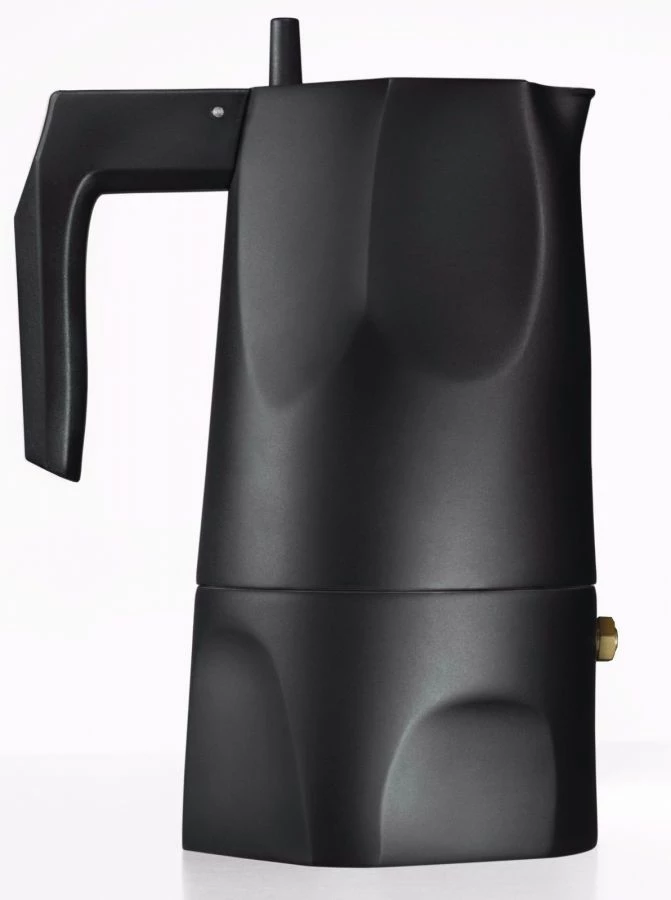 Alessi Ossidiana MT18 3 Cups Espresso Coffee Maker Black 3 Alessi Ossidiana MT18 3 Cups Espresso Coffee Maker Black - Image 3