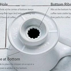 CAFEC Arita Ware Flower Dripper 1 Cup -Bialetti shop cafec arita flower dripper 1 cup 6736 2