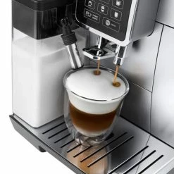 DeLonghi ECAM350.75.S Dinamica Automatic Coffee Machine, Silver -Bialetti shop delonghi dinamica ecam 350 75 sb 7298