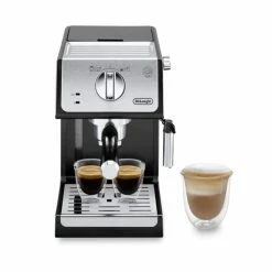 DeLonghi ECP33.21.BK Espresso Machine, Silver/Black -Bialetti shop delonghi ecp31 21 bk 6906