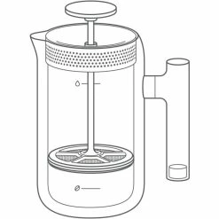 Fellow Clara French Press, Matte Black -Bialetti shop fellow clara french press matte black 6986