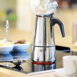 Gefu Emilio Stainless Steel Moka Pot -Bialetti shop gefu emilio moka pot 8303 1