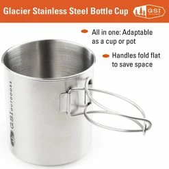 GSI Outdoors Glacier Stainless Bottle Cup 6 GSI Outdoors Glacier Stainless Bottle Cup -Bialetti shop gsi glacier stainless bottle cup 6433 1