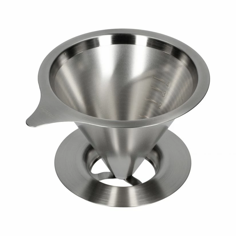 Hario Double Mesh Metal Dripper V60-01 6 Hario Double Mesh Metal Dripper V60-01 - Image 6