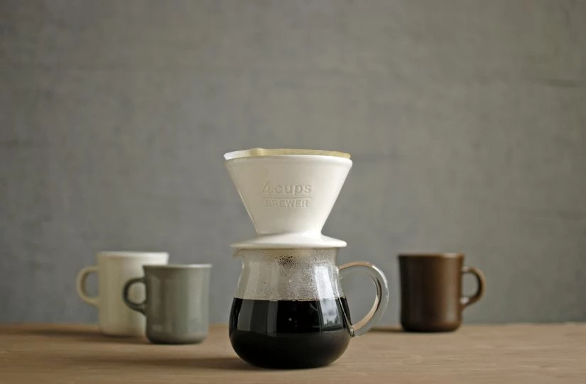 Kinto SCS Brewer Ceramic Coffee Dripper 4 Cups 3 Kinto SCS Brewer Ceramic Coffee Dripper 4 Cups - Image 3