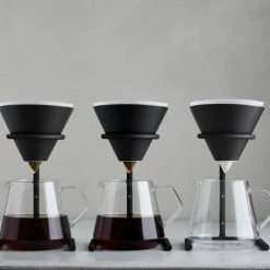 Kinto SCS-S04 Brewer Stand Set 4 Kuppia, Steel -Bialetti shop kinto scs s04 brewer stand set 3438