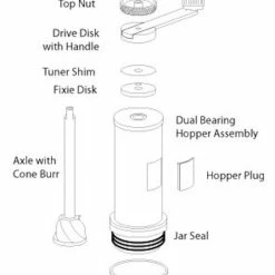 Orphan Espresso Fixie Manual Coffee Grinder -Bialetti shop orphan espresso fixie manual coffee grinder 7087