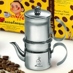 Passalacqua Neapolitan Coffee Maker Cuccumella, 3-4 Cups -Bialetti shop passalacqua cuccumella 7689