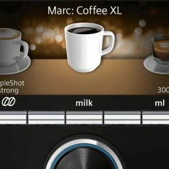 Siemens EQ.9 Plus Connect S700 Fully Automatic Coffee Machine, Black -Bialetti shop siemens eq9 plus connect s700 7395