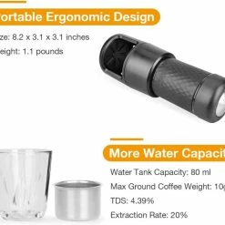 Staresso Basic (Capsules & Ground Coffee) Espresso Coffee Maker 8 Staresso Basic (Capsules & Ground Coffee) Espresso Coffee Maker -Bialetti shop staresso portable basic 6096