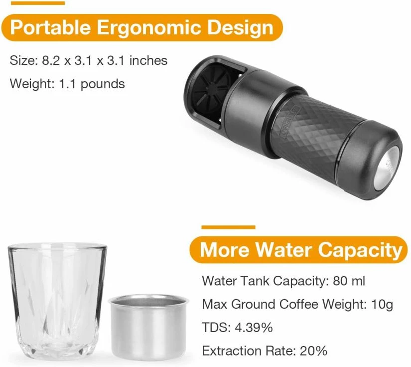 Staresso Basic (Capsules & Ground Coffee) Espresso Coffee Maker 3 Staresso Basic (Capsules & Ground Coffee) Espresso Coffee Maker - Image 3