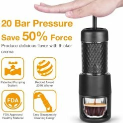 Staresso Basic (Capsules & Ground Coffee) Espresso Coffee Maker 9 Staresso Basic (Capsules & Ground Coffee) Espresso Coffee Maker -Bialetti shop staresso portable basic 6099