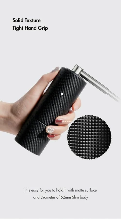Timemore C3 MAX S2C Pro Coffee Grinder, Black 4 Timemore C3 MAX S2C Pro Coffee Grinder, Black - Image 4