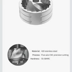 Timemore Chestnut C2 Foldable Manual Coffee Grinder, Black 9 Timemore Chestnut C2 Foldable Manual Coffee Grinder, Black -Bialetti shop timemore chestnut c2 foldable coffee grinder 8384