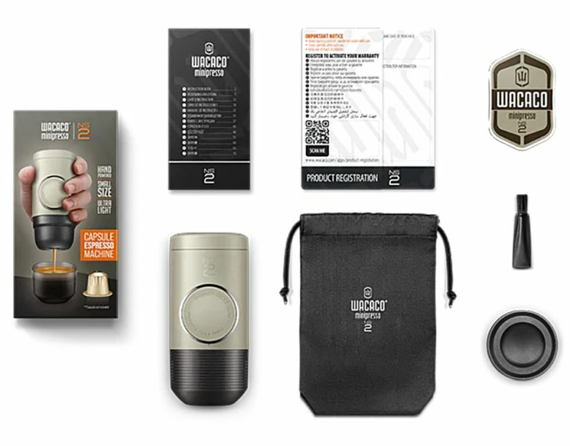 Wacaco Minipresso NS2 Portable Espresso Maker For Coffee Capsules 2 Wacaco Minipresso NS2 Portable Espresso Maker For Coffee Capsules - Image 2
