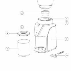Wilfa Balance CG1B-275 Coffee Grinder -Bialetti shop wilfa balance coffee grinder 7620 1